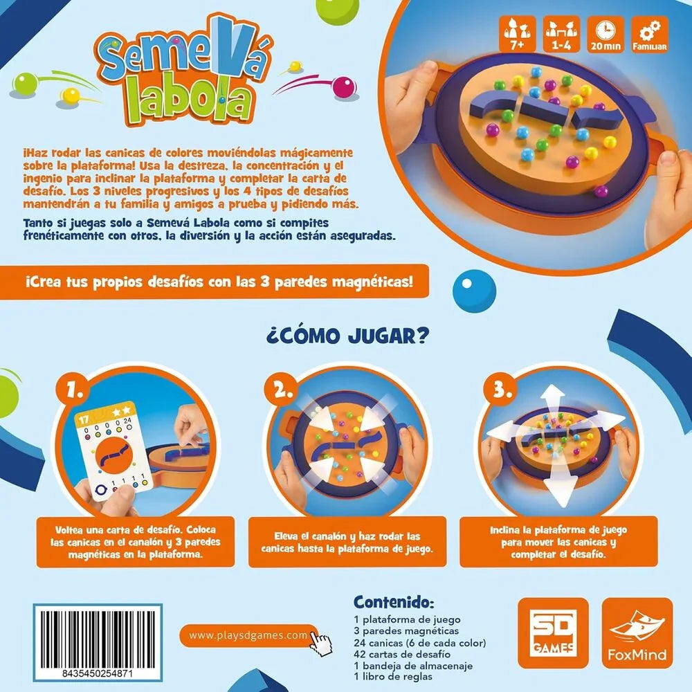 Spanish emeva Labola board game Nerdscape