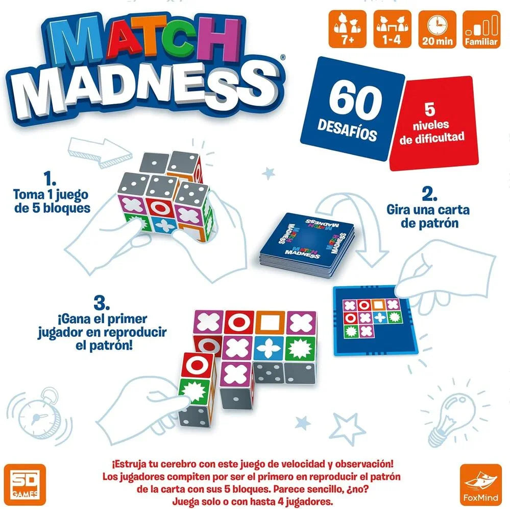 Spanish Match Madness board game Nerdscape
