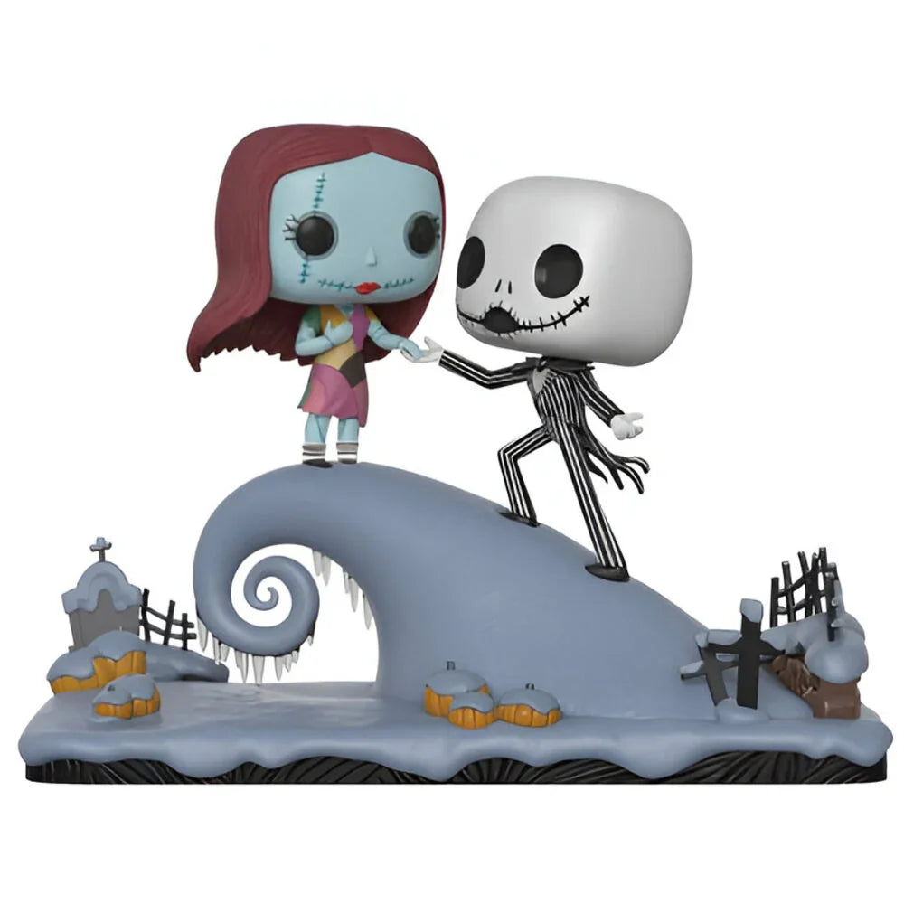 POP figures Disney Nightmare Before Christmas Jack and Sally on the Hill Nerdscape