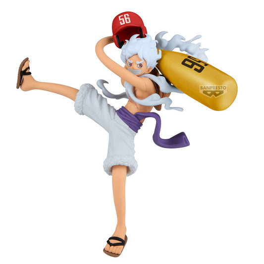 Figurine One Piece Monkey D. Luffy Gear 5 Battle Record de 17 cm