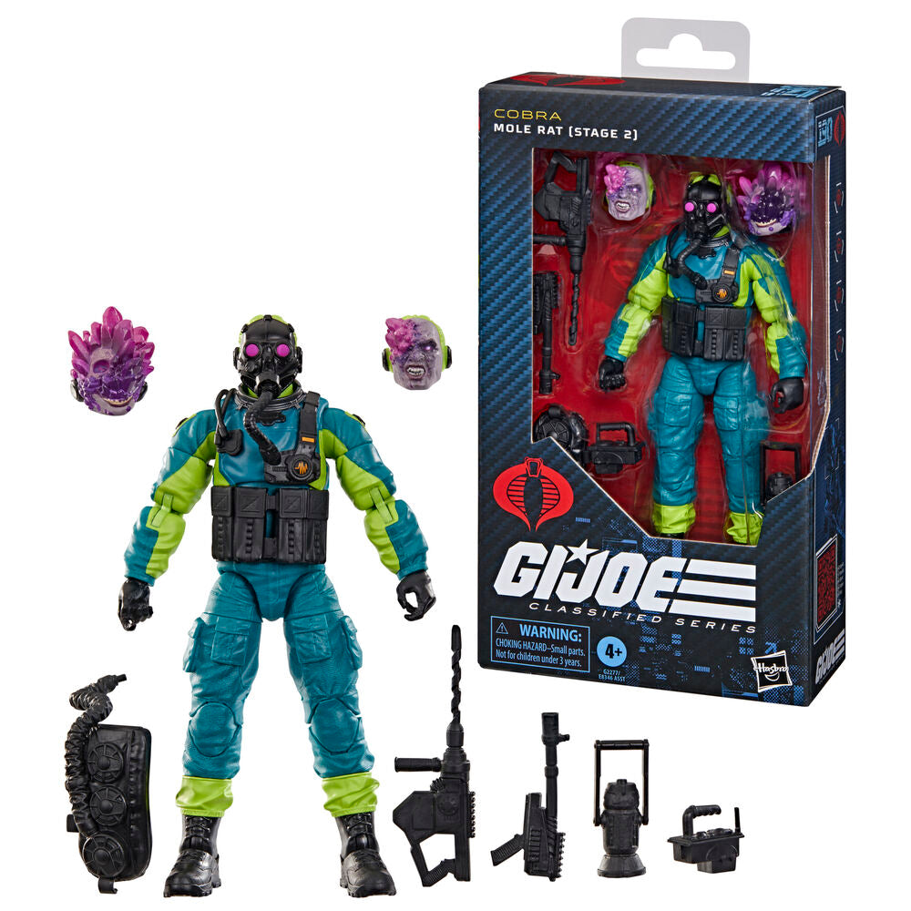 G.I. Joe Cobra Mole Rat Stage 2 Classified Series Figura da Collezione - Nerdscape Nerdscape