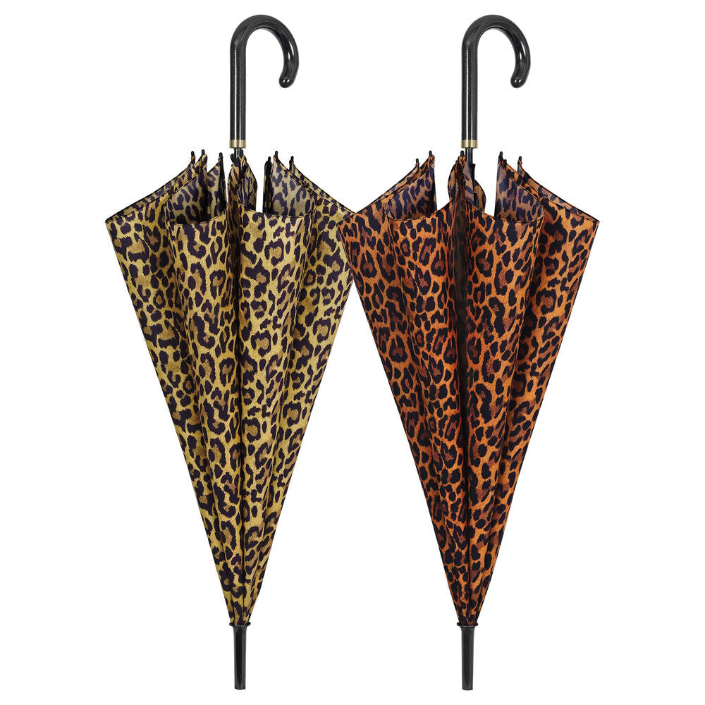 Automatic leopard umbrella assorted 61cm Nerdscape