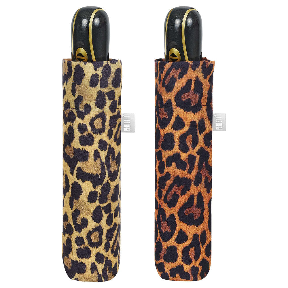 Automatic folding leopard umbrella assorted 54cm Nerdscape