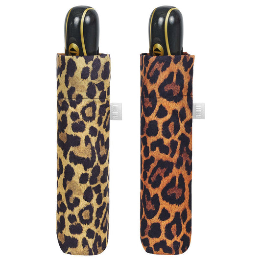 Automatic folding leopard umbrella assorted 54cm Nerdscape