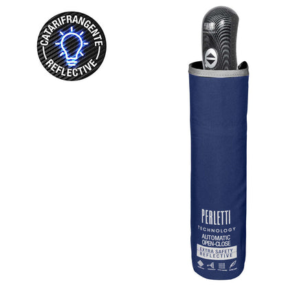 Automatic folding blue umbrella 58cm Nerdscape