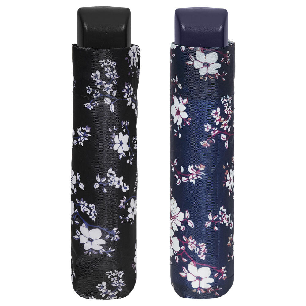 Manual Folding Floral Umbrella 54cm - Nerdscape Nerdscape