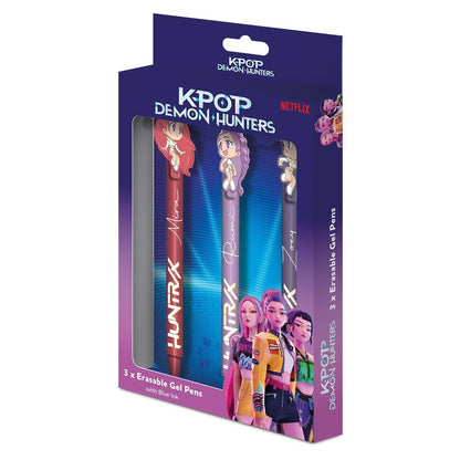 KPop Demon Hunters pack 3 erasable pens - Nerdscape