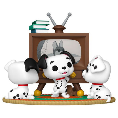 POP figure Moment Disney 101 Dalmatas Rolly Patch & Lucky with TV - Nerdscape