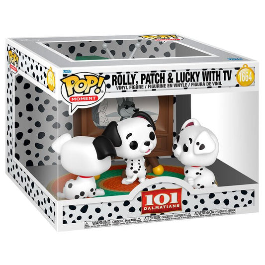 POP figure Moment Disney 101 Dalmatas Rolly Patch & Lucky with TV - Nerdscape