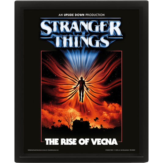Stranger Things 5 ​​: L'Ascension de Vecna ​​- Affiche lenticulaire 3D