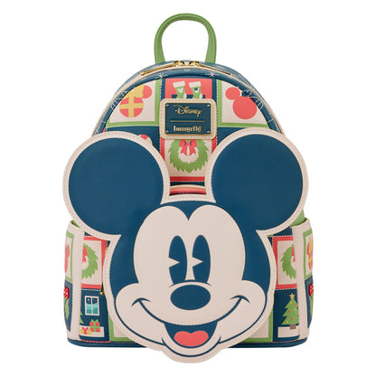Loungefly Disney Mickey Holiday backpack Nerdscape