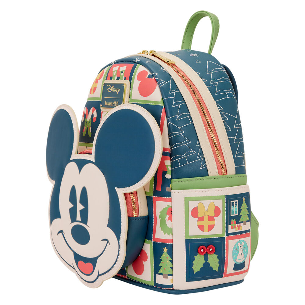 Loungefly Disney Mickey Holiday backpack Nerdscape
