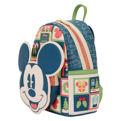 Loungefly Disney Mickey Holiday backpack Nerdscape