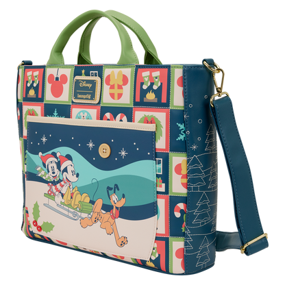 Loungefly Disney Mickey & Minnie Holiday bag backpack Nerdscape