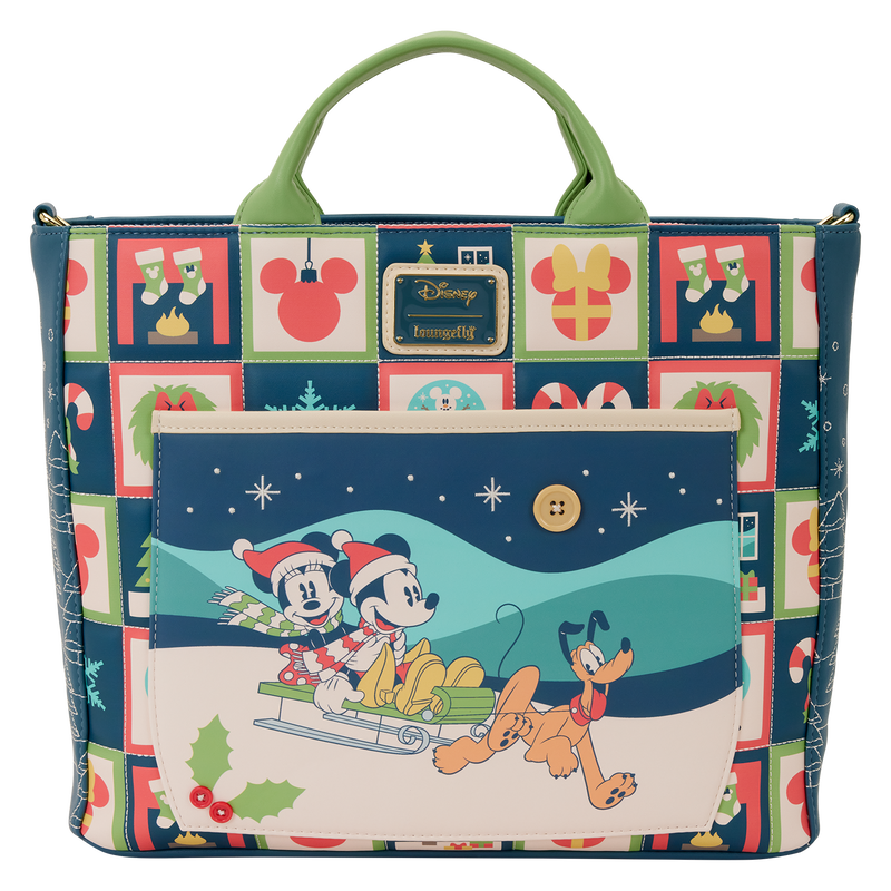 Loungefly Disney Mickey & Minnie Holiday bag backpack Nerdscape