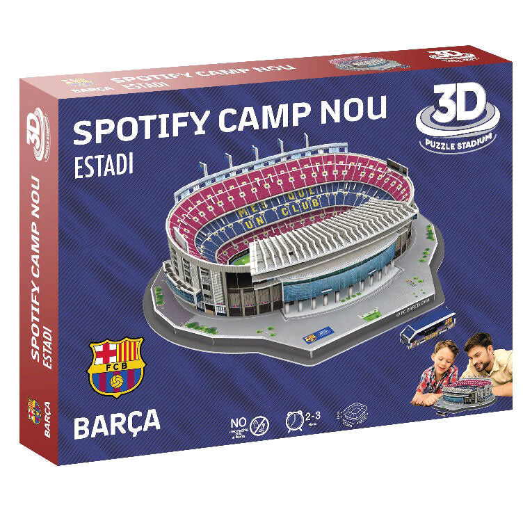 FC Barcelona Camp Nou Stadium 3D puzzle 98pcs Nerdscape