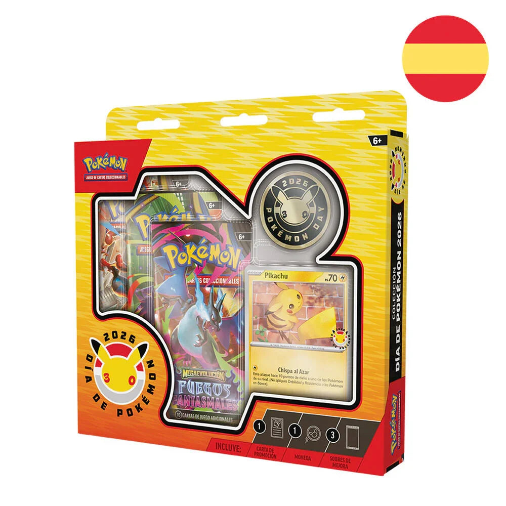 Spanish Pokemon Special Collection Phantasmal Flames blister collectible trading card game Nerdscape