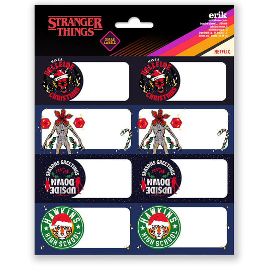 Étiquettes adhésives Stranger Things