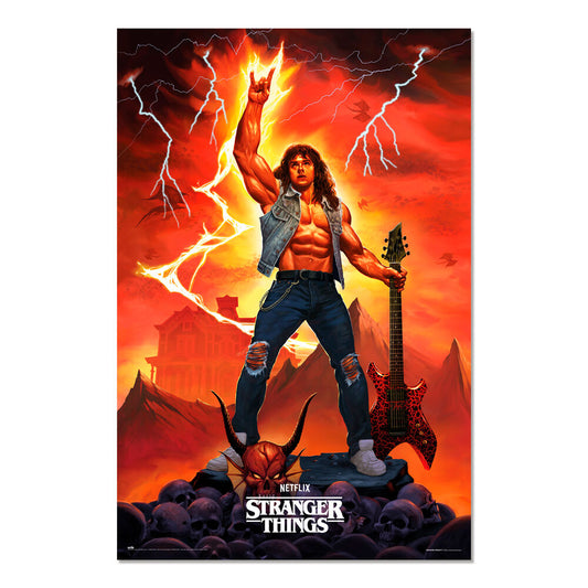 Affiche d'Eddie Munson de Stranger Things