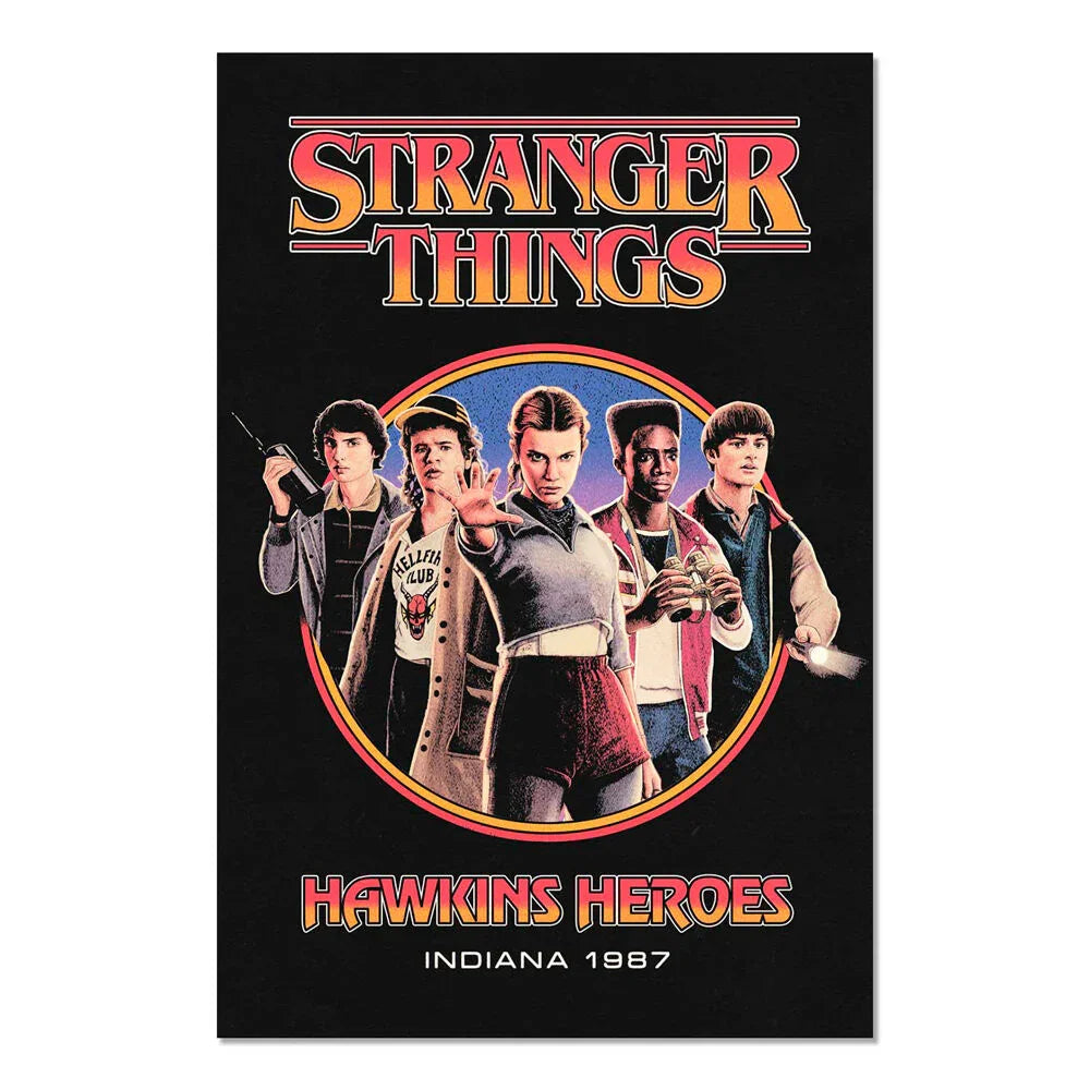 Stranger Things Hawkins Heroes poster Nerdscape