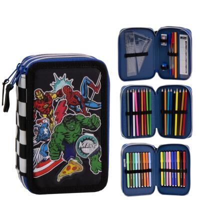 Marvel Avengers triple pencil case Nerdscape
