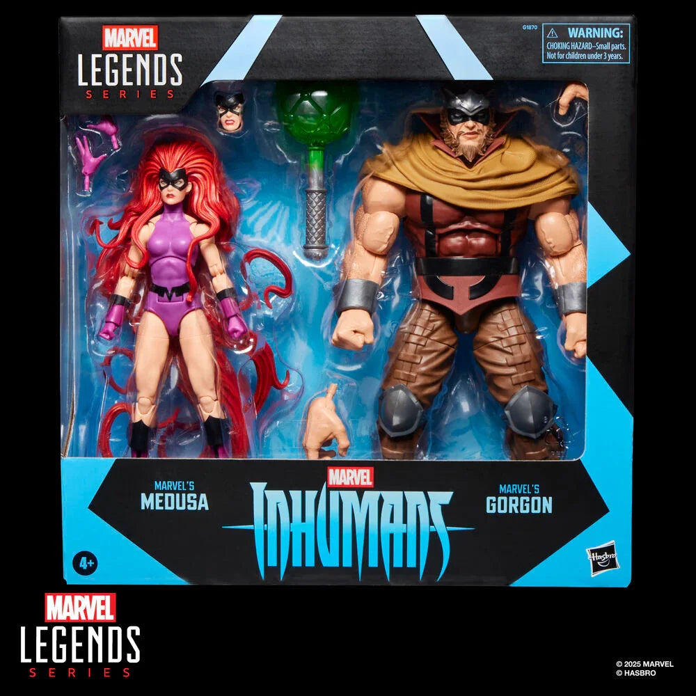 Marvel Legends Medusa & Gorgon Inhumans Serie - Figura da Collezione - Nerdscape Nerdscape