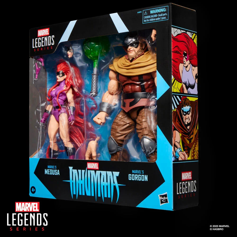 Marvel Legends Medusa & Gorgon Inhumans Serie - Figura da Collezione - Nerdscape Nerdscape