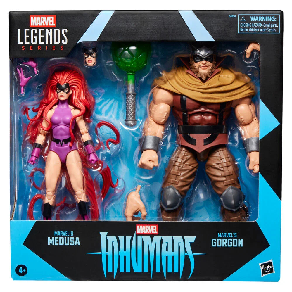 Marvel Legends Medusa & Gorgon Inhumans Serie - Figura da Collezione - Nerdscape Nerdscape
