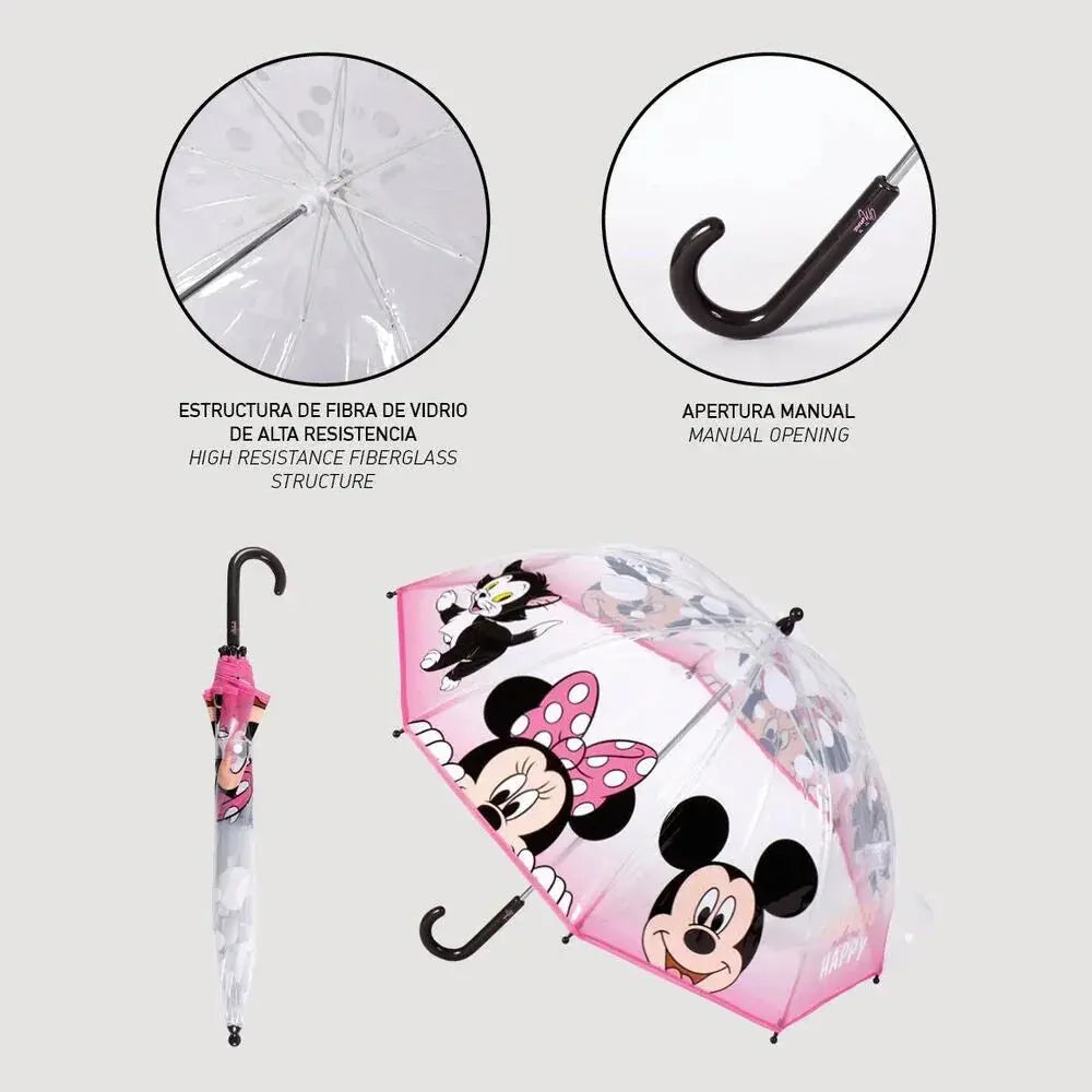 Disney Minnie bubble manual umbrella 45cm Nerdscape