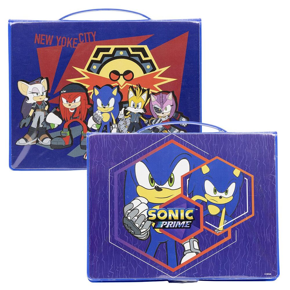 Sonic Prime Colouring stationery set Nerdscape