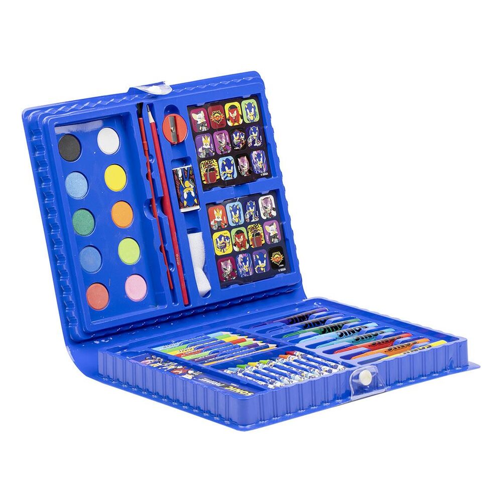 Sonic Prime Colouring stationery set Nerdscape