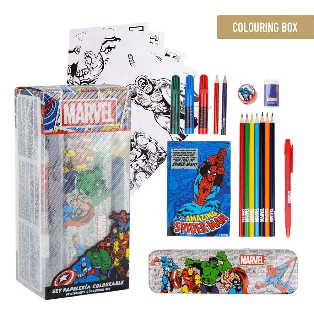 Marvel Colouring stationery set Nerdscape