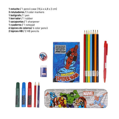 Marvel Colouring stationery set Nerdscape