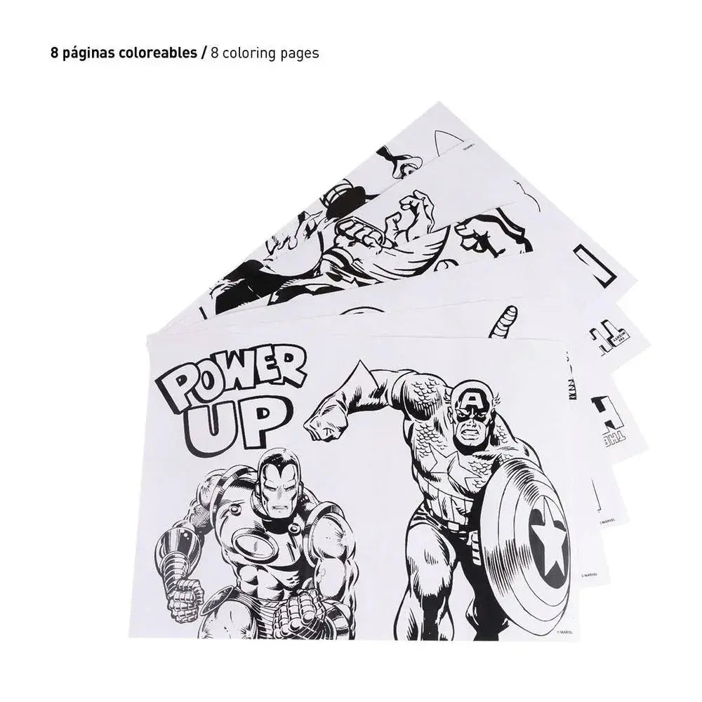 Marvel Colouring stationery set Nerdscape