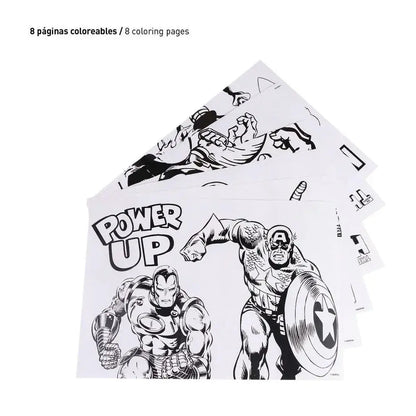 Marvel Colouring stationery set Nerdscape