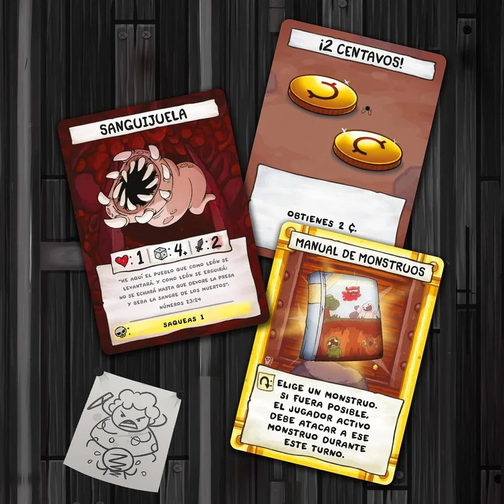 Spanish The Binding of Isaac Four Souls board game Nerdscape