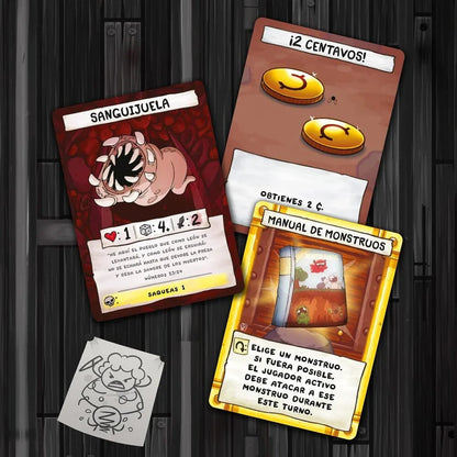 Spanish The Binding of Isaac Four Souls board game Nerdscape