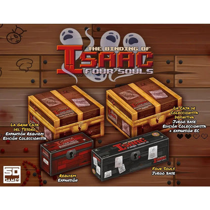Spanish The Binding of Isaac Four Souls board game Nerdscape
