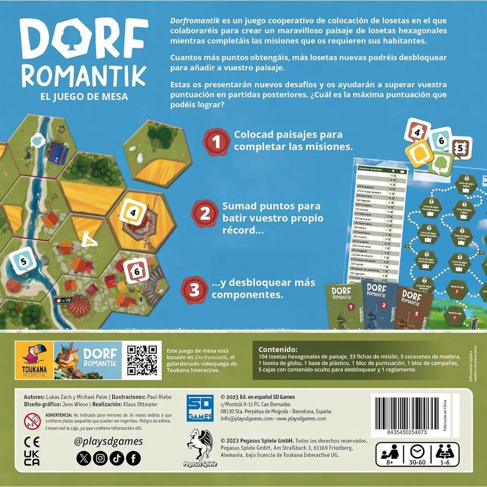 Spanish Dorfromantik board game Nerdscape