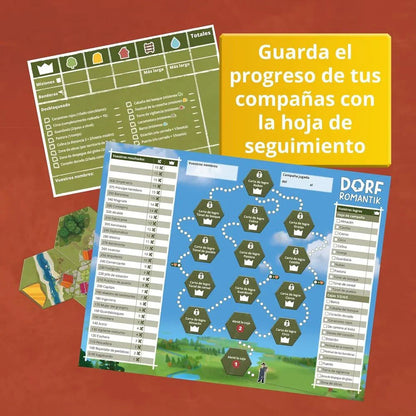 Spanish Dorfromantik board game Nerdscape