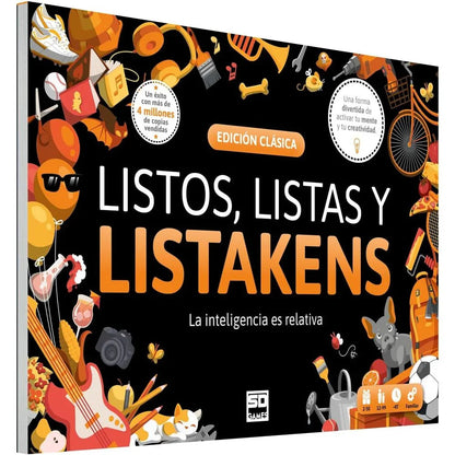 Spanish Listos Listas y Listakens board game Nerdscape