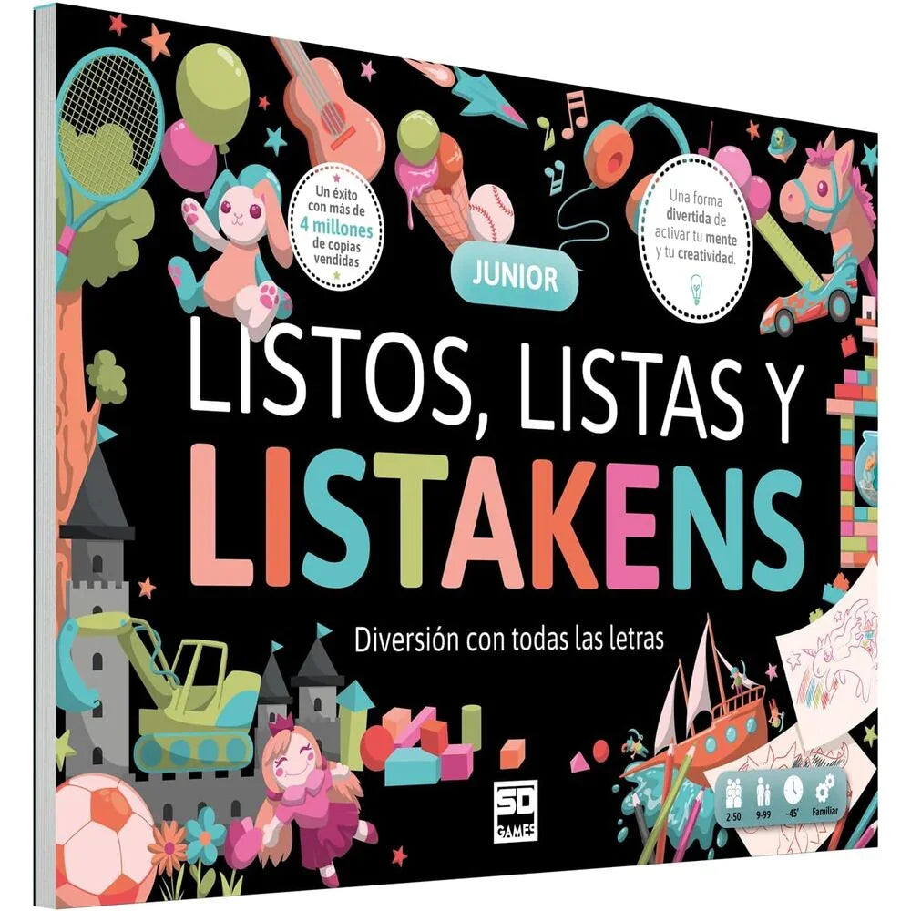 Spanish Listos Listas y Listakens Junior board game Nerdscape