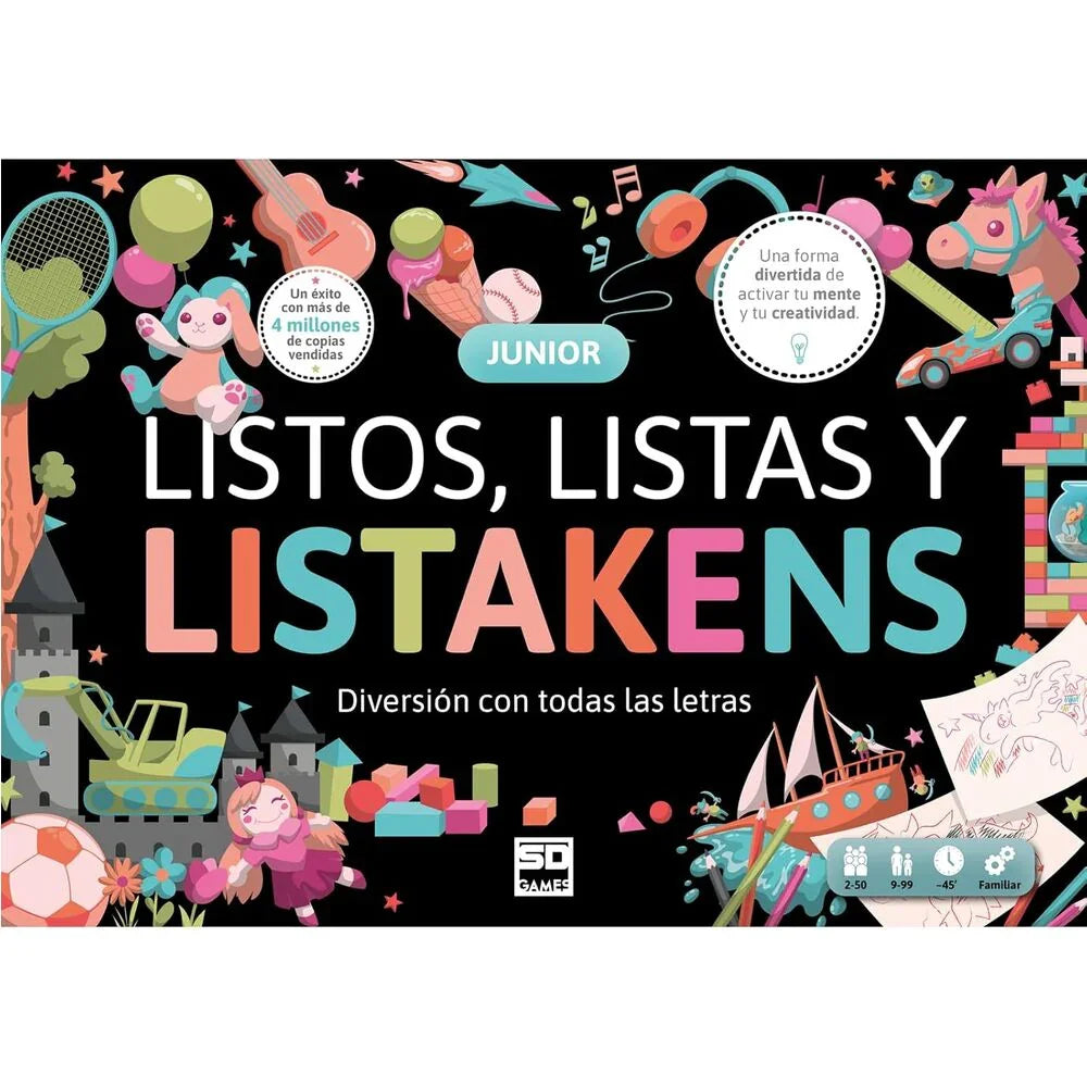 Spanish Listos Listas y Listakens Junior board game Nerdscape