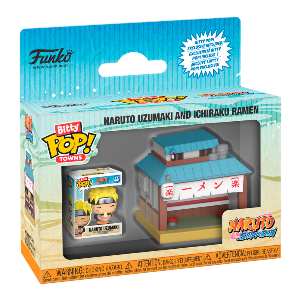 Funko Pop! Naruto Shippuden Naruto Uzumaki e Ichiraku Ramen - Figura da Collezione Vinyl Nerdscape
