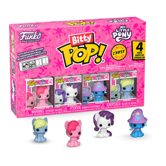 Blister de 4 figurines Bitty POP My Little Pony Pinkie Pie