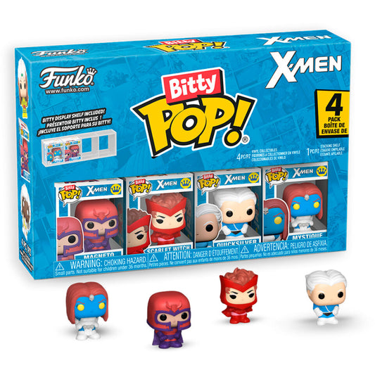 Blister de 4 figurines Bitty POP Marvel X-Men Magneto