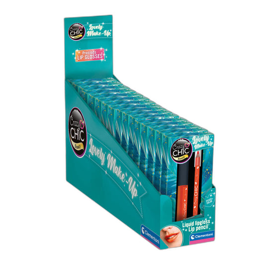 Crazy Chic Peach Lip Gloss and Lip Pencil set Nerdscape