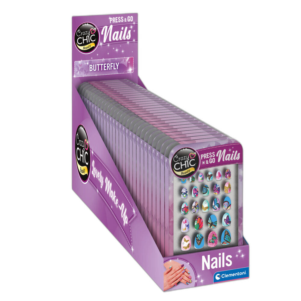 Crazy Chic Butterfly Nails Set Nerdscape