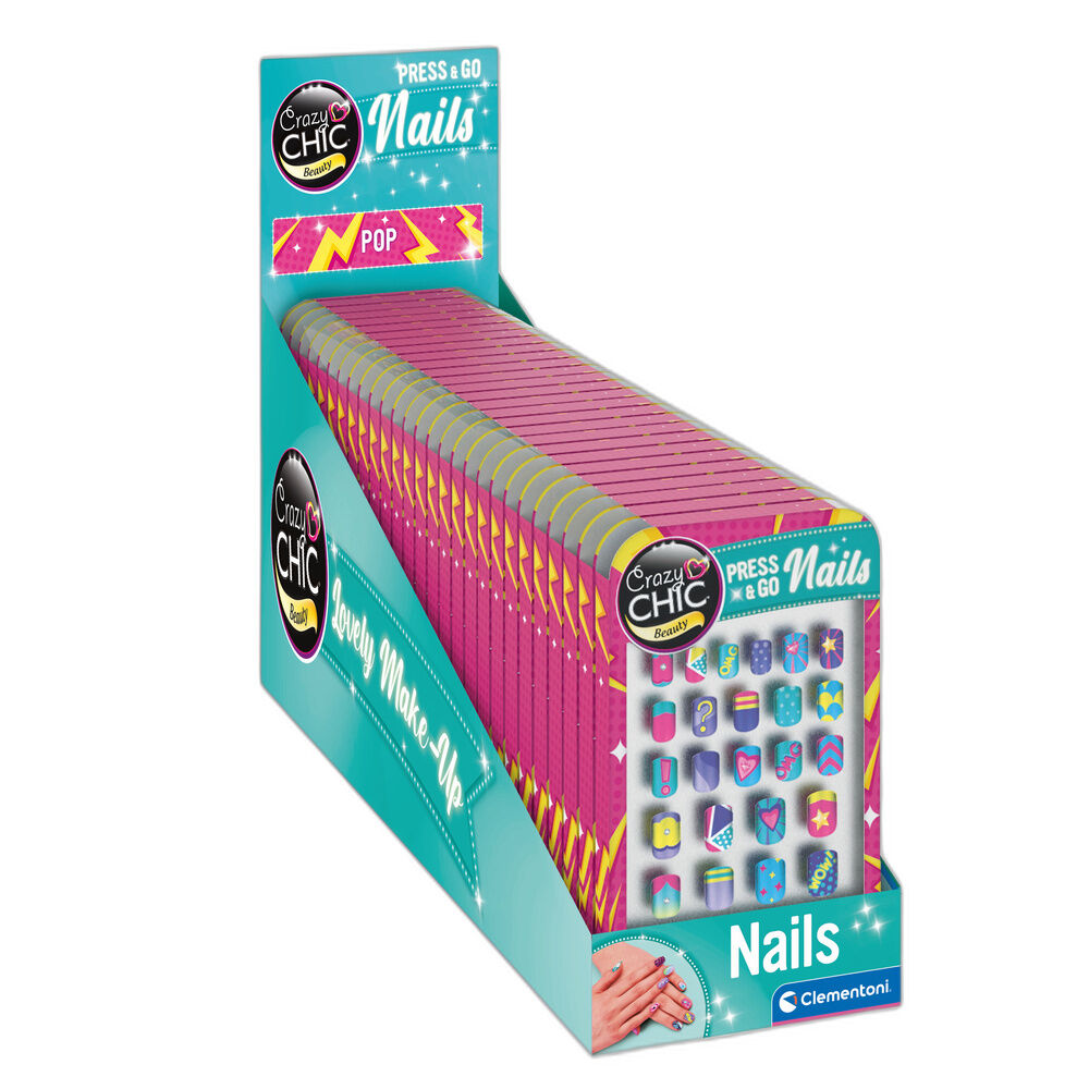 Crazy Chic Pop Nails Set Nerdscape