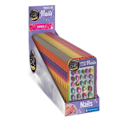 Crazy Chic Animals Nails Set Nerdscape
